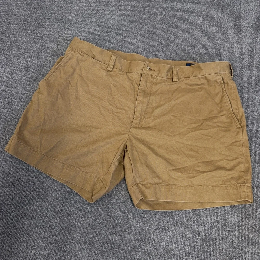 Polo Ralph Lauren Chino Shorts Men 40 Khaki Tan Brown Classic Fit 6